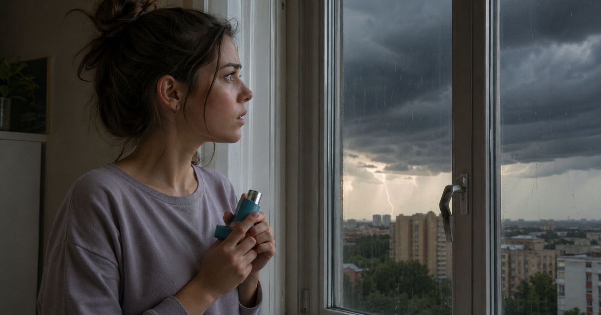 Грозовая астма — как поллиноз влияет на дыхание после ливня